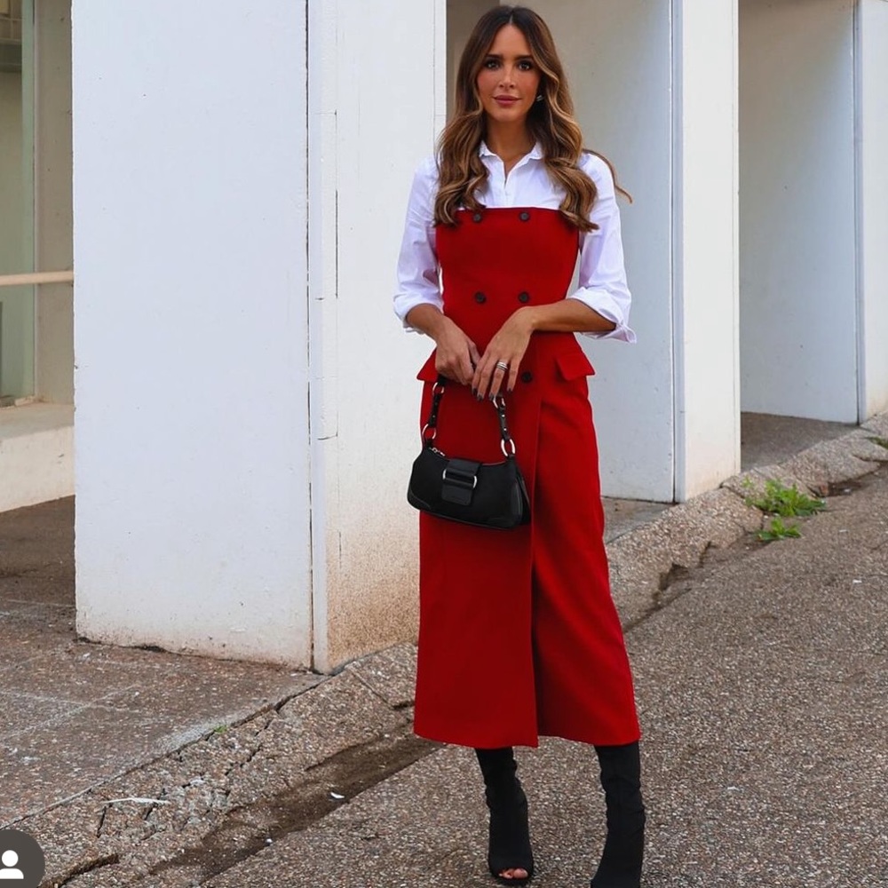 ZARA STRAPLESS POCKET DRESS ZW COLLECTION